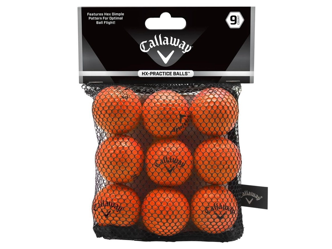 Pack de 9 Bolas para Golf CALLAWAY Multicolor (Espuma - Tu)