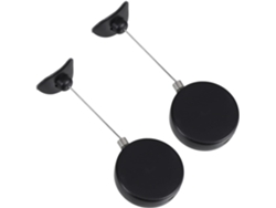 Candado retráctil de dos piezas, cable de seguridad para refrigerador y equipaje. Candado retráctil de dos piezas, cable de seguridad Gokoco.