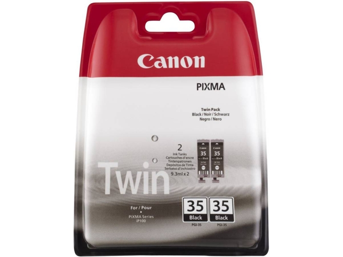 Pack 2 Cartuchos de tinta Original CANON CANON PGI-35 Negro