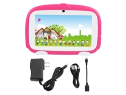 Tableta Inteligente Para Niños (cámara Dual Wifi De Aprendizaje) 1g+8gb Rosa Educación Temprana