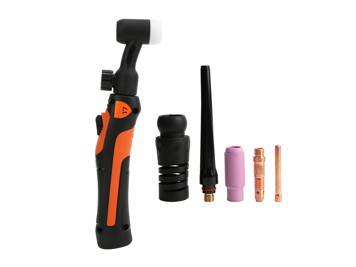 Accesorios Para Antorcha Tig 17: Cabezal Flexible, Cuerpo, Chaleco, Boquilla De Cerámica, Tapa Trasera Larga.