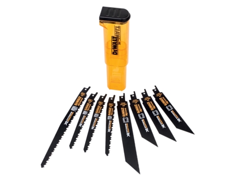 DEWALT DT99551-QZ - Juego de 8 Hojas de Sierra Sable Bi-Metal XR EXTREME RUNTIME