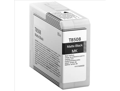 Cartucho para Epson t8508 Negro mate Tinta de Pigmento c13t850800