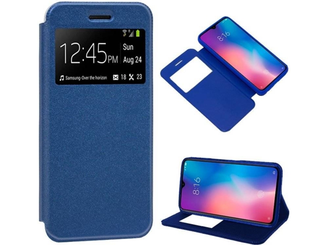Funda Xiaomi Mi 9 COOL Flip Azul
