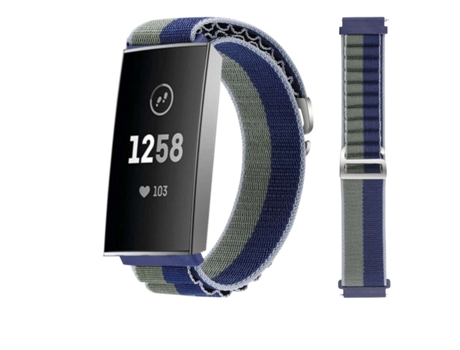 Correa Alpine G-Hook Ajustable Fitbit by Google Charge 3 Verde y Azul