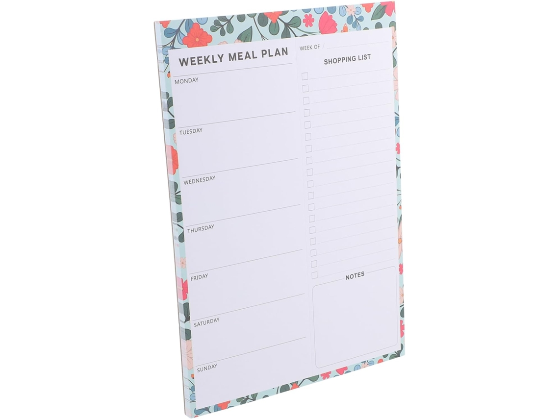 Cuaderno Magnético De 7 X 9 Pulgadas, Con Lista De Compras Desmontable