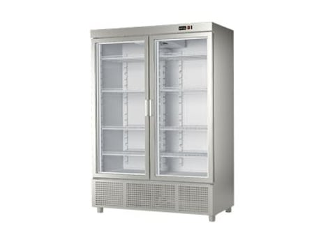 Armario De Almacenaje Frigorífico Frilux De Acero Inoxidable Con Puerta De Doble Cristal - 868 L