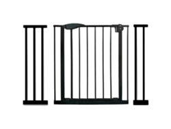 Barrera de seguridad, ancho ajustable de 75 a 115 cm, fácil instalación, color negro OEM