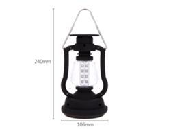 Linterna Led De Camping Lixada De 120 Lúmenes, Resistente Al Agua, Recargable, Solar, Portátil, Para Emergencias En Camping.