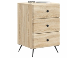 Maison Exclusive - Armario De Noche Con Cajón Roble Sonoma 43 X 41 X 66,5 Cm