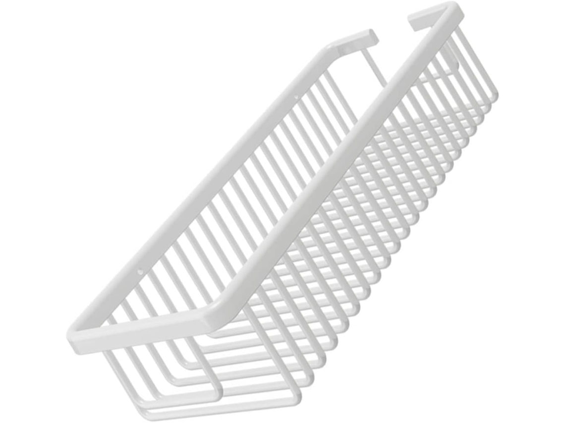 Estante De Almacenamiento De Aluminio Para Baño, Montado En La Pared.