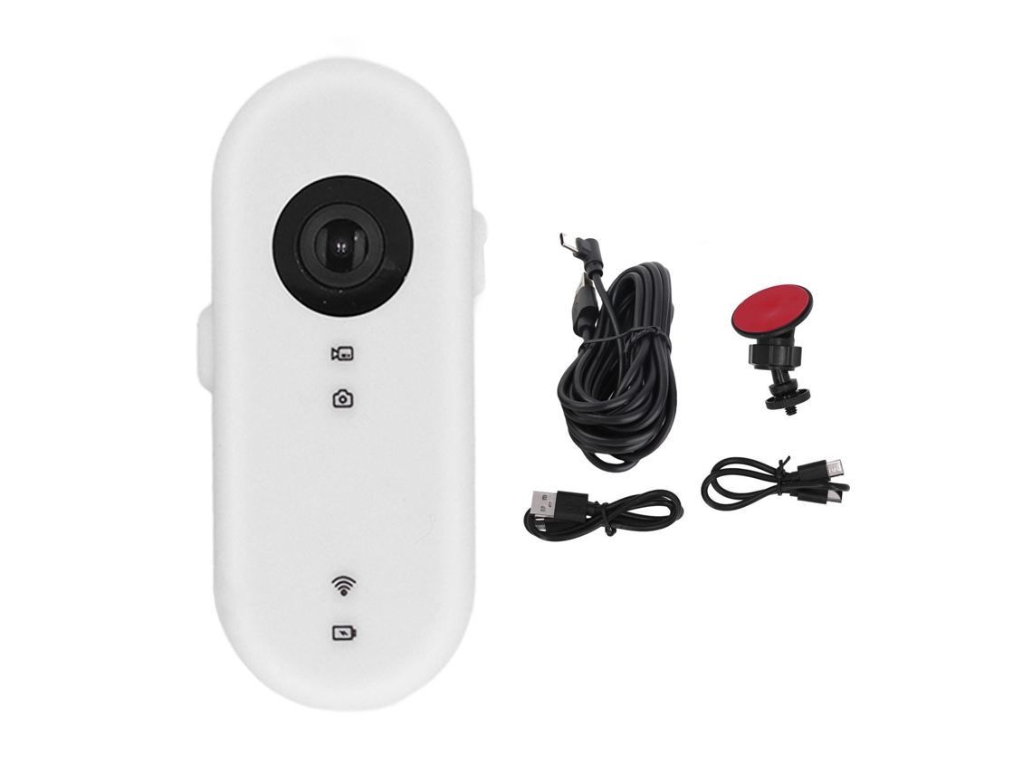 Cámara Dash Pequeña Wifi 2.4g Grabación En Bucle Ángulo Amplio 1080p Hd Anti-shake Para Ciclismo Moto Vlogging