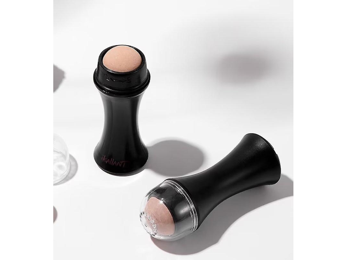 Kit con 3 rodillos faciales de piedra volcánica Revlon, control de grasa para el maquillaje, absorbe el exceso de sebo, reutilizable, para uso en casa o de viaje.