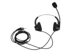Auriculares H360dpc Para Centro De Llamadas, Supraaurales Ordenador Con Micrófono Atención Al