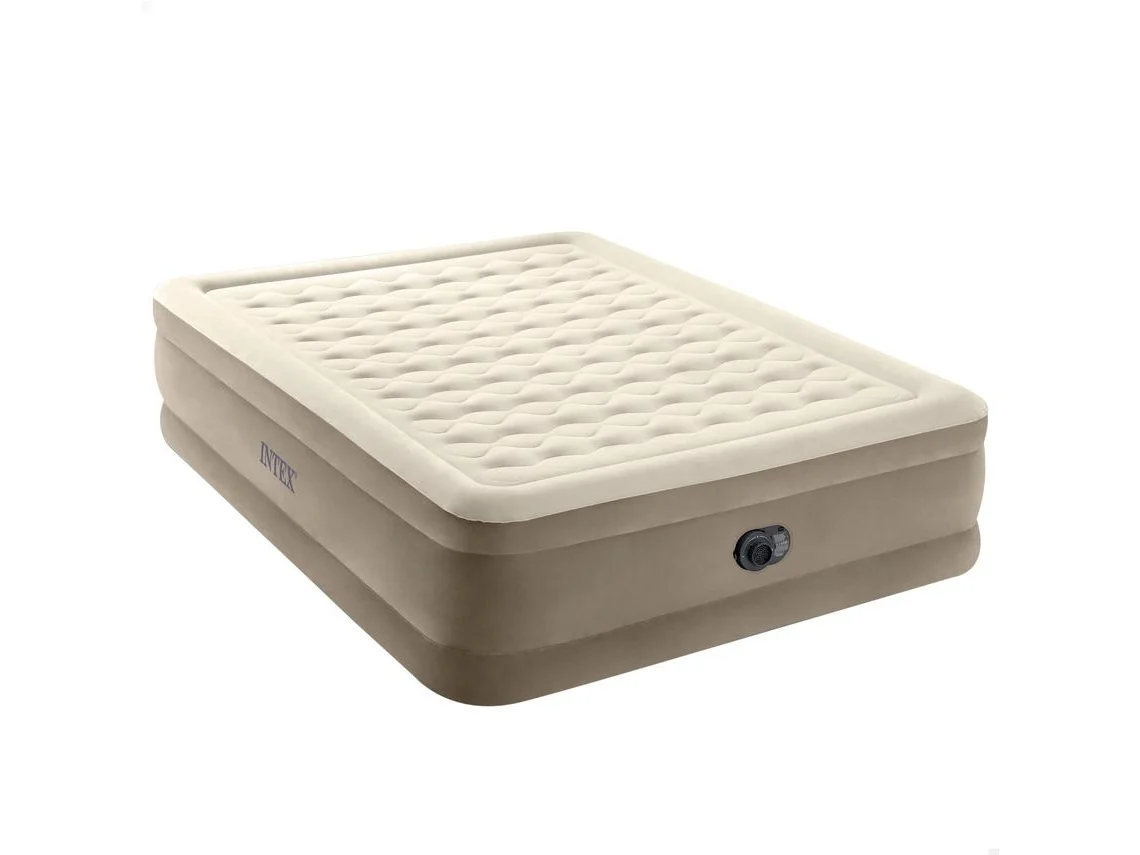 Colchón Hinchable 2 Plazas Ultra Plush Con Fiber-tech Intex
