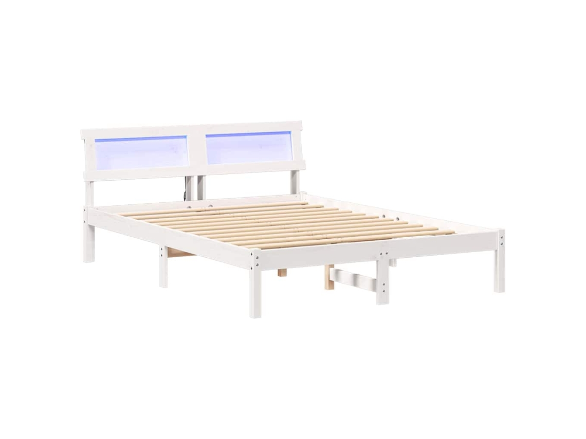 Maison Exclusive - Estructura De Cama 135 X 190 Cm Madera De Pino Macizo