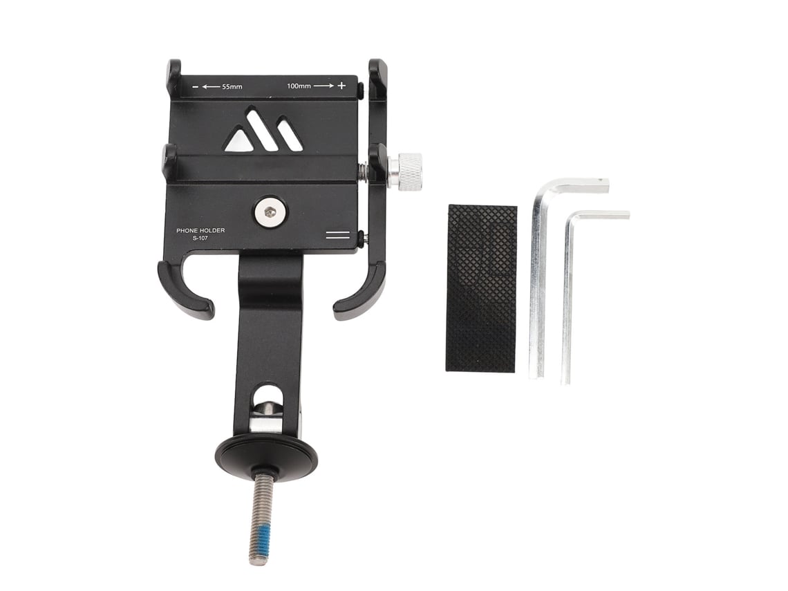 Rebe-apoio Telefônico Para Bicicleta De Alumínio Ajustável Para Guidão De Bicicleta De Estrada E Montanha 55-100mm