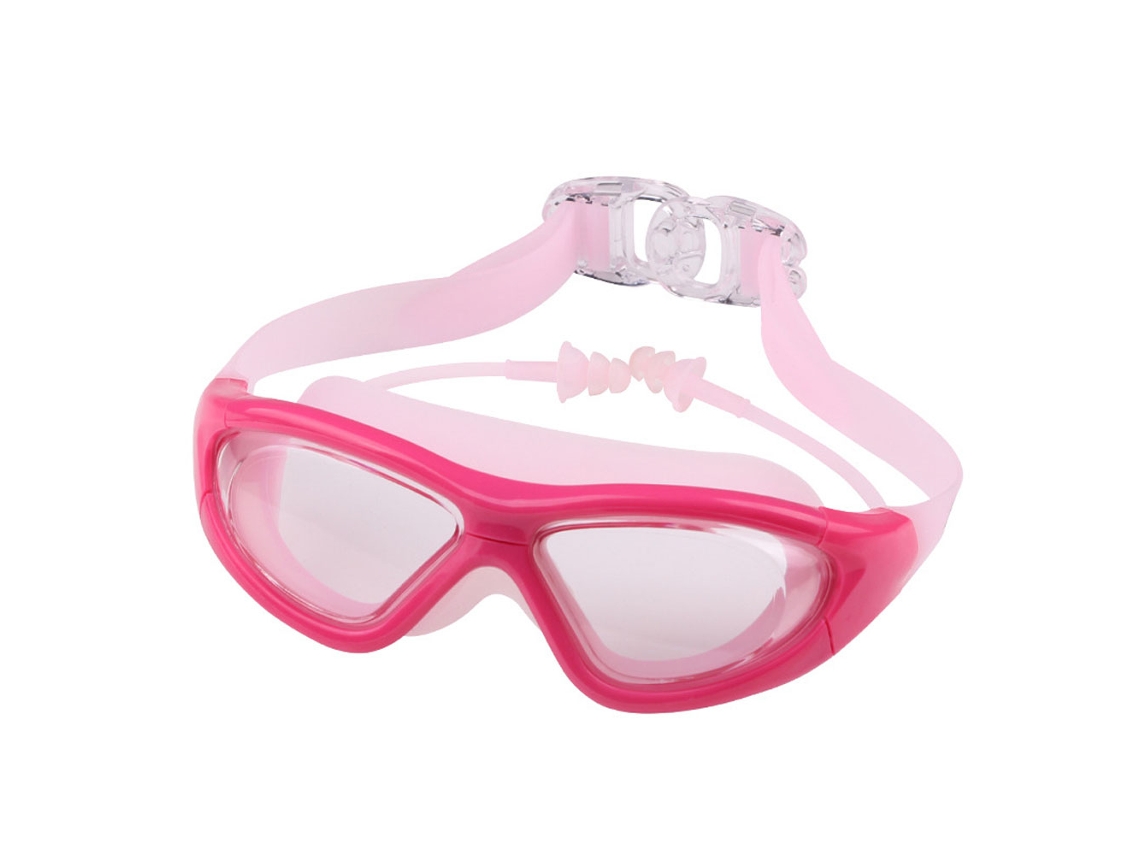 Gafas de natación para adultos con montura grande, antivaho e impermeables para mujeres y hombres
