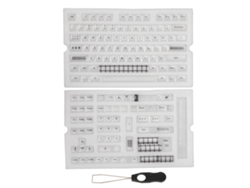 Teclas Transparentes Kca De 145 Teclas Con Altura Cherry Y Extractor Para Teclados Mecánicos.