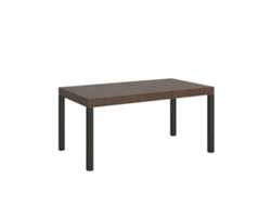 Mesa extensible 90x120/224 cm Everyday Premium Nogal estructura Antracita ITAMOBY
