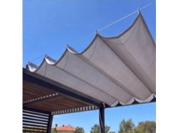 Toldo Retráctil Ondulado (200 X 210 Cm) Ajustable , Duradero