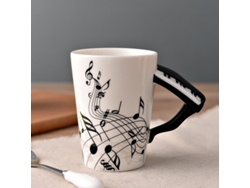 Taza de café con guitarra musical única, un gran regalo para F Siurn, taza de cerámica