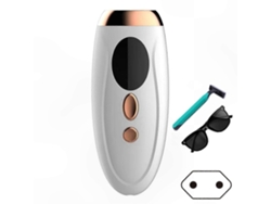 Aparelho Portátil e Indolor de Depilação a Laser Ipl para Mulheres, Redução Permanente de Pelos Faciais e Corporais em Casa. GOKOCO