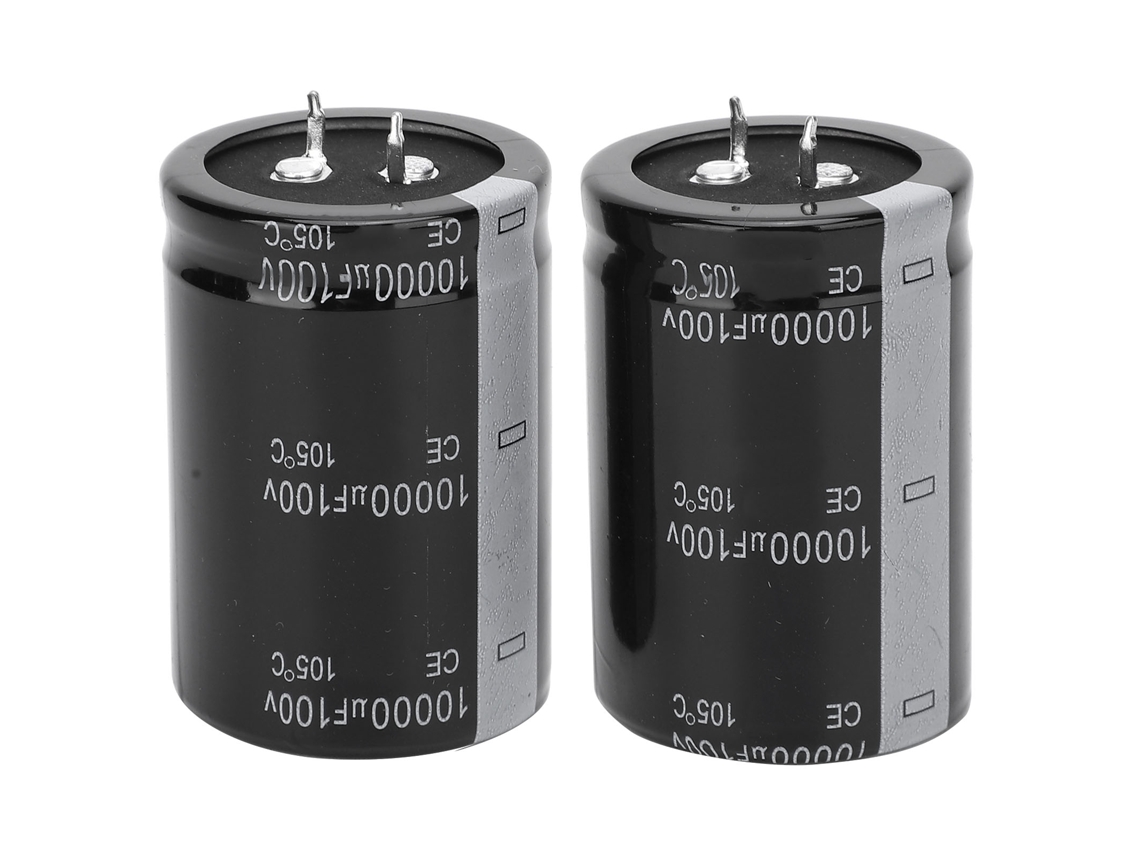 2 Condensadores Electrolíticos De 10000uf, 100v, 105℃, 35x50mm, De Larga Duración Y Baja Impedancia Para Proyectos De Bricolaje.