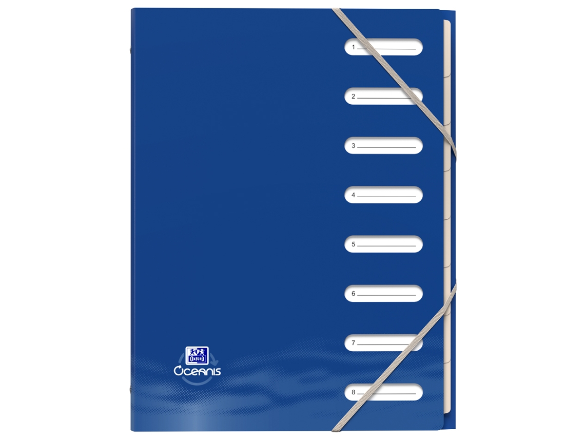 Carpeta OXFORD Oceanis A4 8 Solapas Pp Reciclado