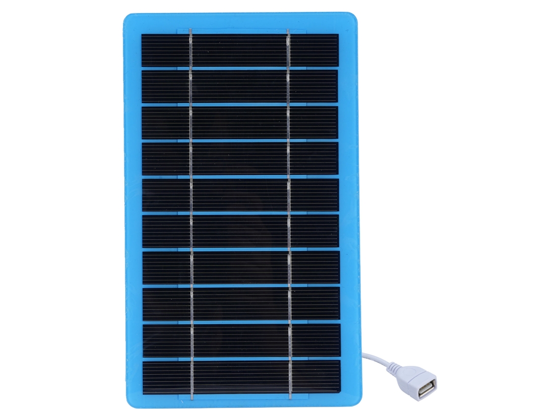 Panel Solar (carga Eficiente, Emergencia Portátil) Cargador Solar De 5w5v Banco De Energía Panel De Carga Solar