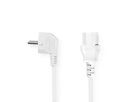 Cable de alimentación NEDIS Conector de alimentación macho Iec-320-C13 Recto en ángulo Niquelado 5,00 M