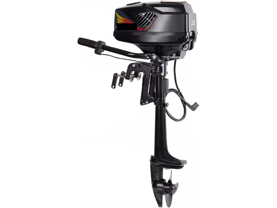 Motor Fueraborda Para Botes Inflables, Kayaks, Motor Eléctrico Sin Escobillas Modelo 4.0, Con Salida Para Pesca.