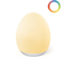 Luz Huevo Guardería Yizhood 7 Colores Rgb Recargable Blanca