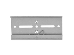 Abrazadera fija para riel DIN de aluminio de 35 mm, clip para montaje de relés