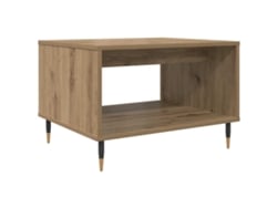 Maison Exclusive - Mesa De Café Roble Artisan 60 X 50 X 40 Cm Madera Contrachapada