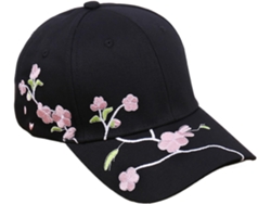 Gorra De Béisbol Para Niñas Con Bordado Floral - Ajustable Para Deportes Al Aire Libre