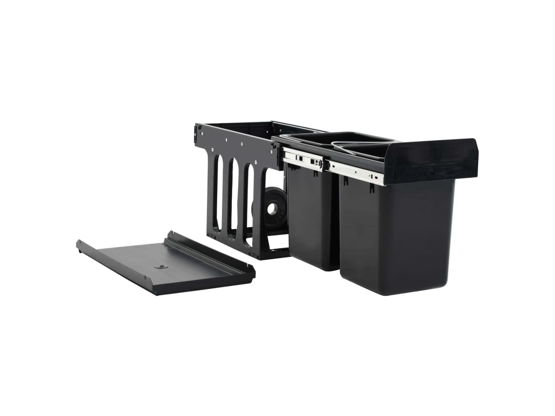 Colador para fregadero de cocina vidaxl, lavable, fácil de limpiar, 20 L