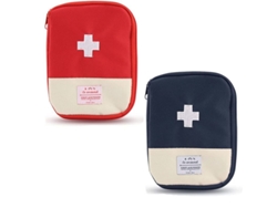 2 Mini Botiquines De Primeros Auxilios, Bolsa Médica Portátil Vacía, Resistente Al Agua Para Viajes Y Emergencias.