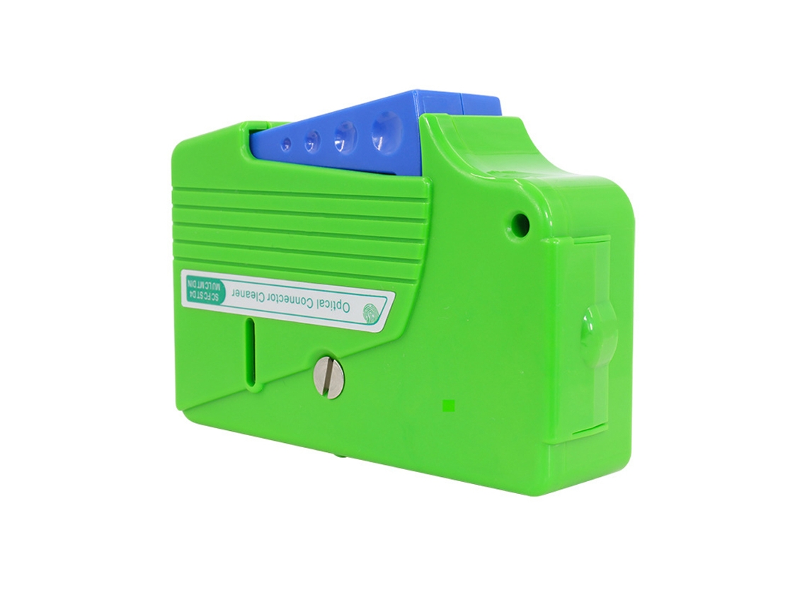 Ferramenta de Limpeza de Conector Fibra Óptica Portátil para Fc/sc/lc/s t/mu/d4/din com MARCA