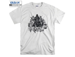 Camiseta Rockinstone Star Wars Classic Characters Cast Line Art（xl）