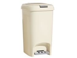 Papelera Foot Step de gran capacidad, versátil y elegante, con tapa, ideal para cocinas, salones y baños, tamaño S 8 l