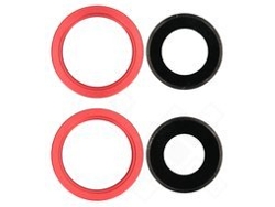 Lente para Telefono Moldura para Apple Rojo