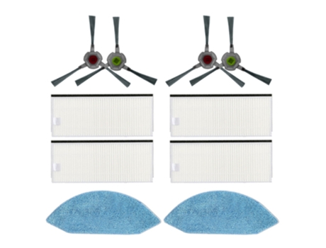 Cepillo Lateral filtro Hepa paño de mopa para Ecovacs Deebot Ozmo U2 Dgn22 accesorios de Robot aspirador reemplazo