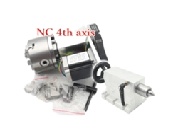 Motor paso a paso CNC de cuarto eje Nema23 de 4 mordazas K12 de 100 mm OEM