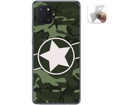 Carcasa Samsung Galaxy Note 10 Lite TUMUNDOSMARTPHONE Camuflaje 01 Multicolor