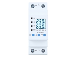 Protector De Tensión Monofásico Con Recuperación Automática, 80 A, Con Indicador De Tensión, Corriente Y Potencia.