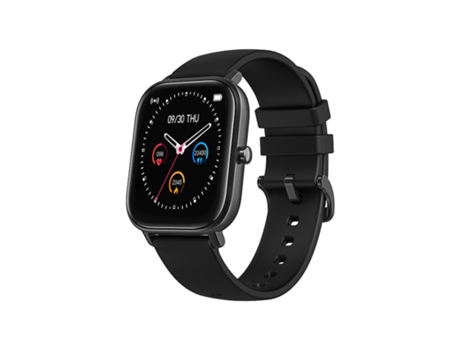 Smartwatch Resistente al Agua Monitorización del Ritmo Cardíaco y del Sueño 28 Idiomas Negro JL-EIGHT