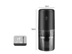 Molinillo de café eléctrico Yizhood con molienda ajustable (negro)