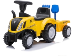 Tractor Para Niños - New Holland T7 - 1 A 3 Años - Amarillo