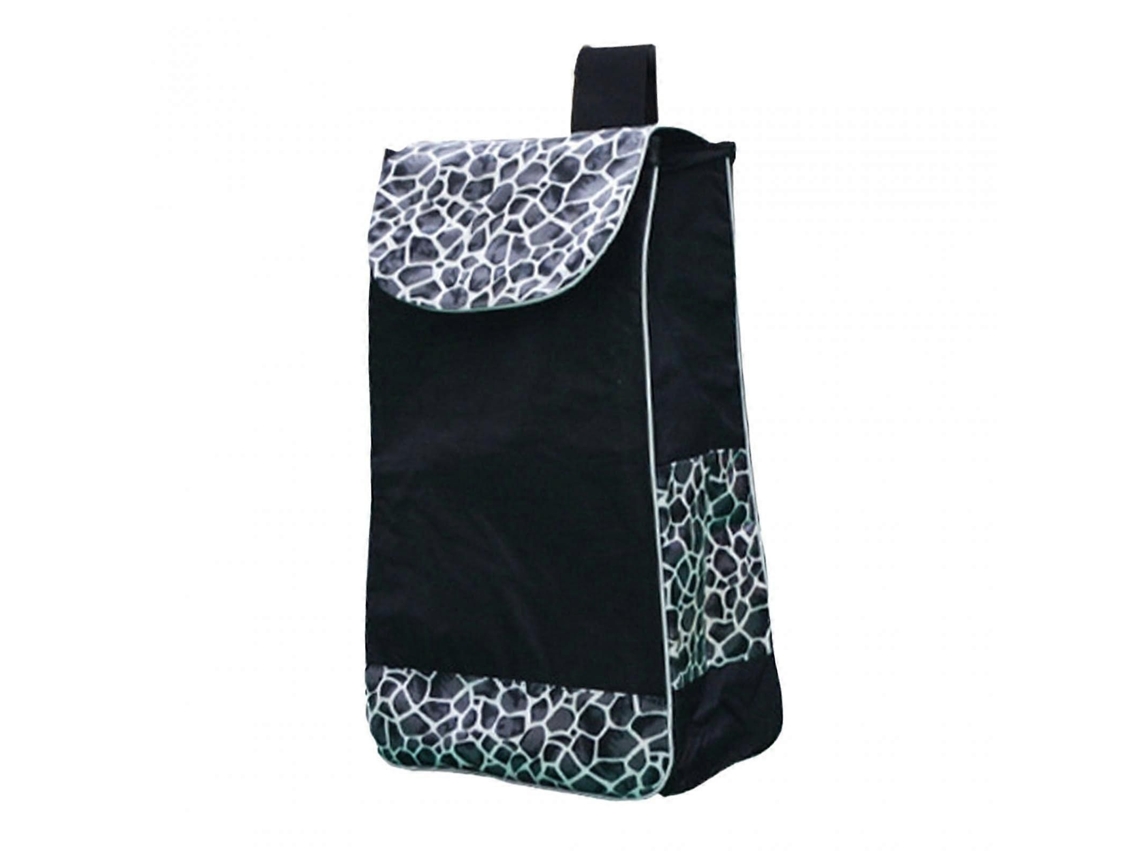 Bolsa de compras plegable, bolsa de compras impermeable, bolsa con bolsillos laterales dobles, accesorios para carrito de compras plegables